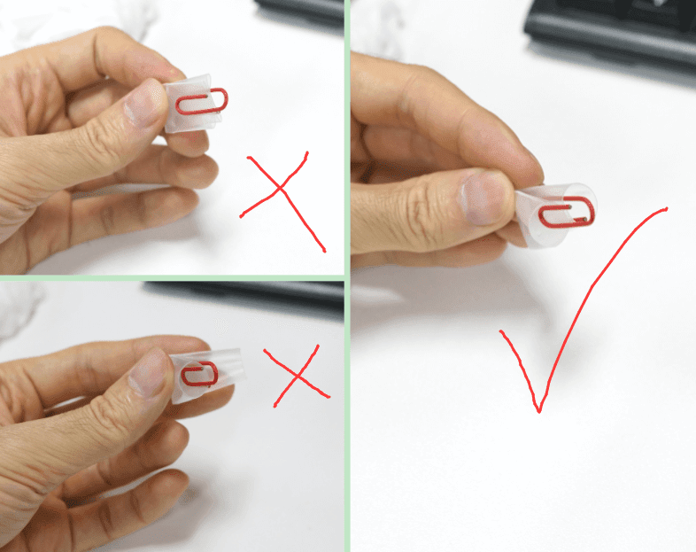 Binder clip hot sale diving